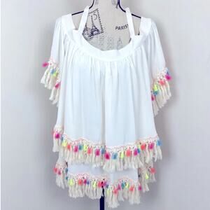 0403 New Women's Luxe Moda White Bikini Dresses